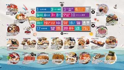 🐟 바다역 플랫 항구 시장(우미노에키 푸랏토 미나토 이치바) 이미지 2